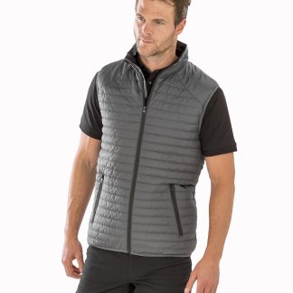 Thermoquilt gilet in Black/Black - North Print Workwear