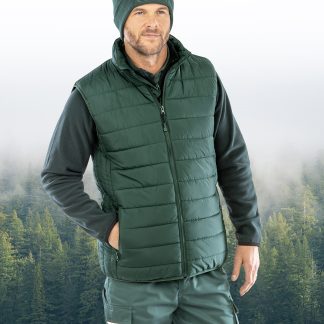 Promo padded bodywarmer in Black - North Print Workwear