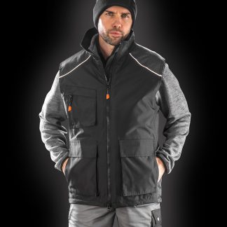 Work-Guard Vostex bodywarmer in Black - North Print Workwear