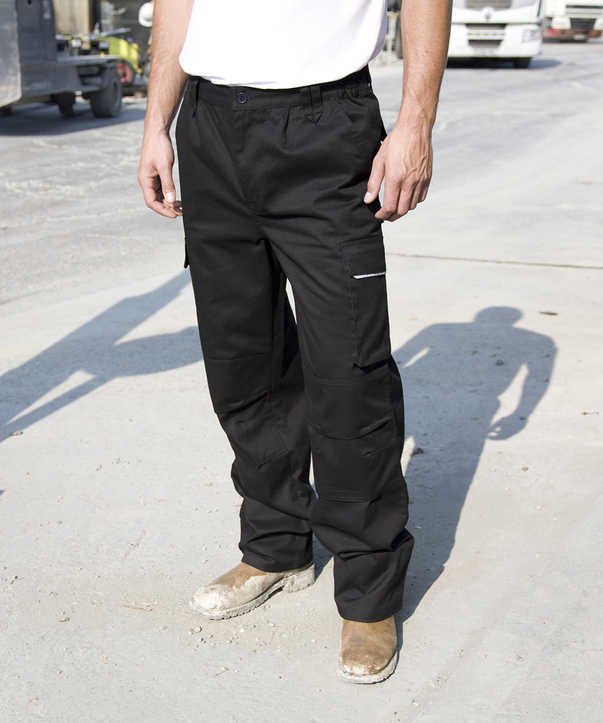 Work-Guard action trousers in Black - North Print Workwear
