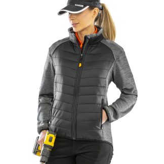 Elevator jacket in Black/Grey Marl - North Print Workwear