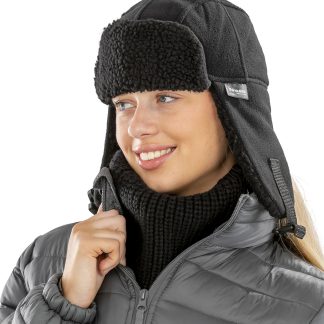 Thinsulate™ sherpa hat in Black - North Print Workwear