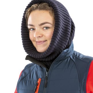 Whistler snood hood in Black - North Print Workwear