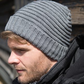 Braided hat in Cool Grey - North Print Workwear