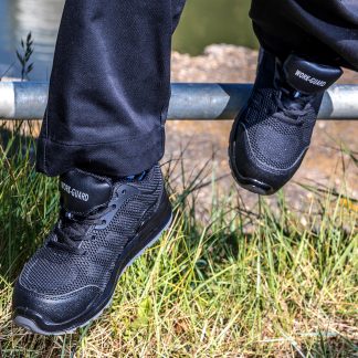 All-black safety trainer in Black - North Print Workwear