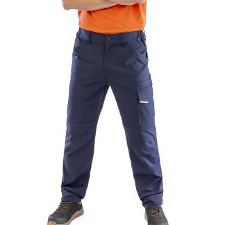 Work-Guard recycled dynamic stretch trousers in Black - North Print Workwear