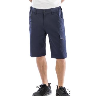 Work-Guard recycled dynamic stretch shorts in Black - North Print Workwear