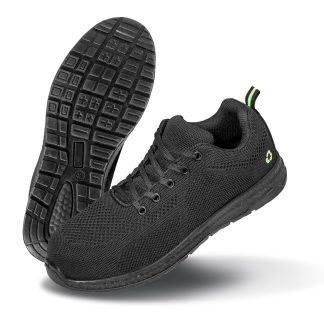 Recycled safety trainers in Black - North Print Workwear