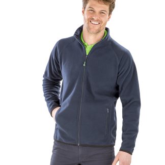 Recycled fleece polarthermic jacket in Black - North Print Workwear