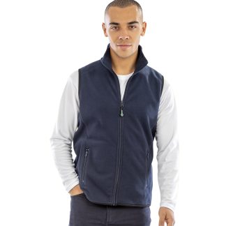 Recycled fleece Polarthermic bodywarmer in Black - North Print Workwear