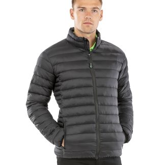 Recycled padded jacket in Black - North Print Workwear