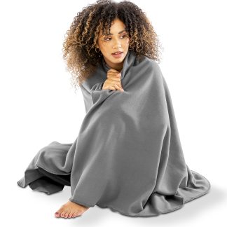 Recycled fleece blanket in Grey - North Print Workwear