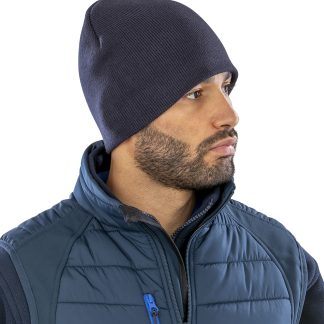 Pull-on soft-feel acrylic hat in Black - North Print Workwear