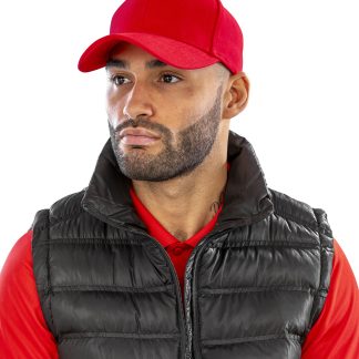Pro-style heavy cotton cap in Black - North Print Workwear
