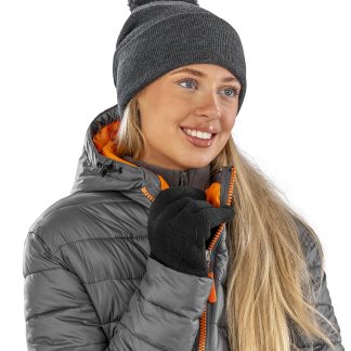 Pom pom beanie in Black - North Print Workwear