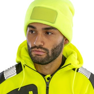 Double-knit Thinsulate™ printers beanie in Black - North Print Workwear