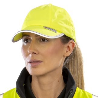 High-viz cap in Black - North Print Workwear
