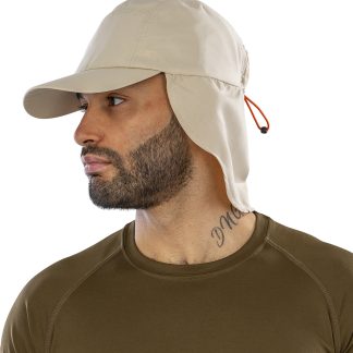 Legionnaires cap in Desert Khaki - North Print Workwear