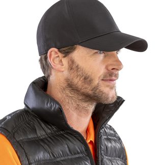 Tech performance softshell cap in Black - North Print Workwear