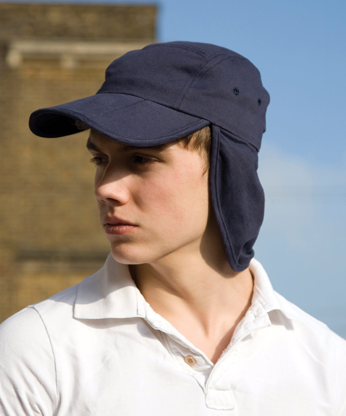 Fold-up legionnaire's cap in Black - North Print Workwear