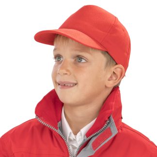 Boston junior 65/35 polycotton cap in Black - North Print Workwear