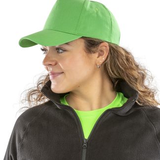 Boston 5-panel polycotton printer's cap in Apple Green - North Print Workwear