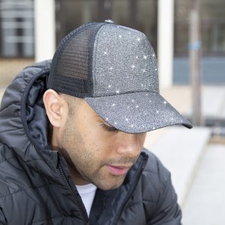 Core New York sparkle cap in Black - North Print Workwear