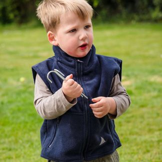 Junior PolarTherm™ bodywarmer in Navy - North Print Workwear