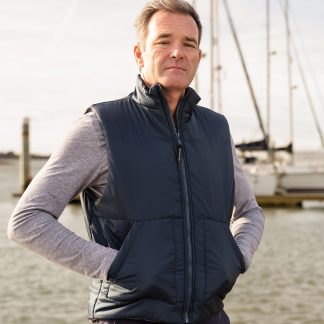 Fleece-lined bodywarmer in Black - North Print Workwear