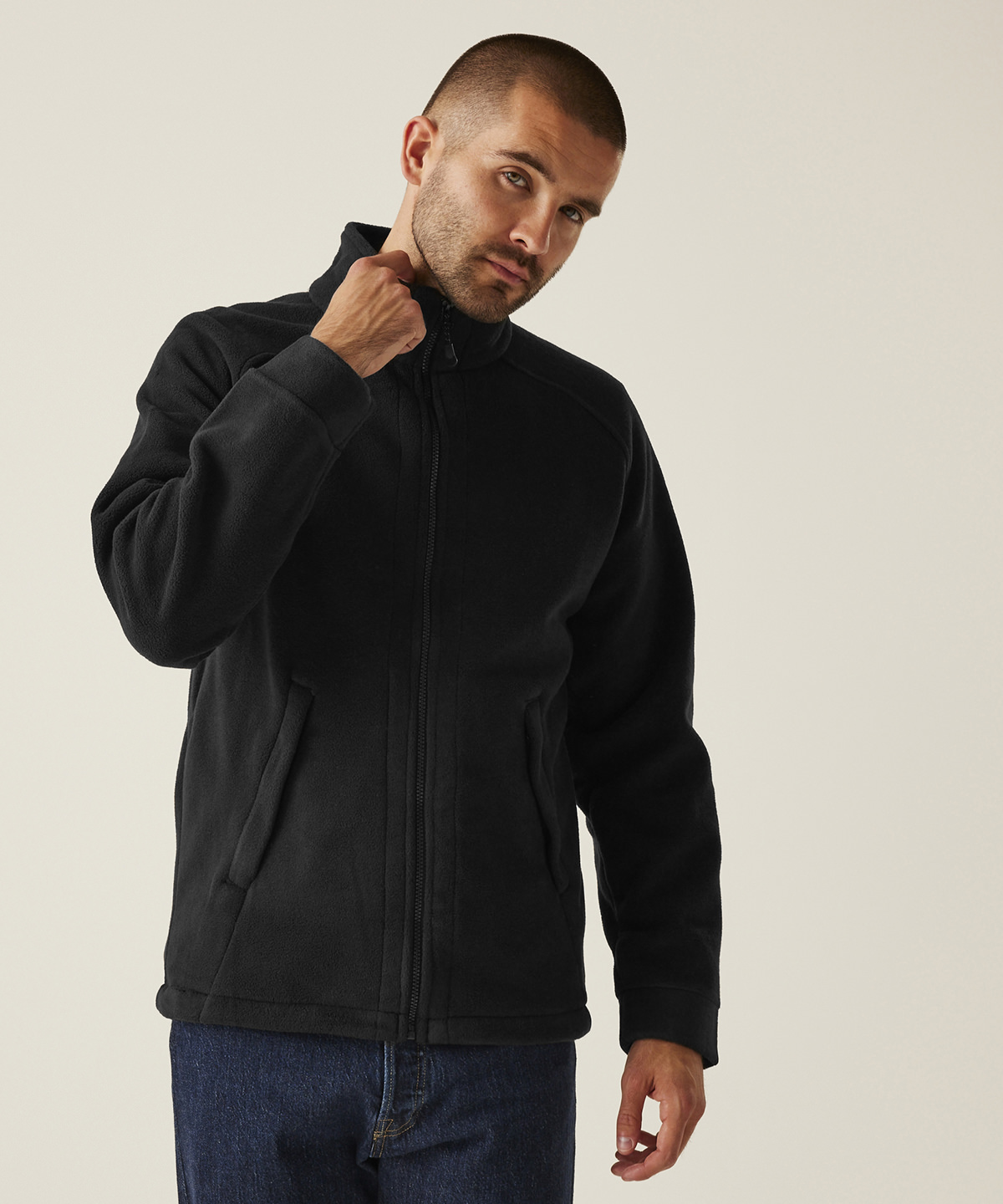 Sigma heavyweight fleece in Black - North Print Workwear