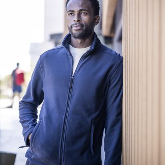 Full-zip microfleece in Black - North Print Workwear