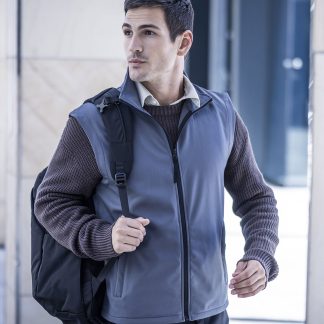 Classic softshell bodywarmer in Black - North Print Workwear