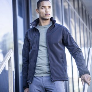 Hydroforce 3-layer softshell in Black/Black - North Print Workwear