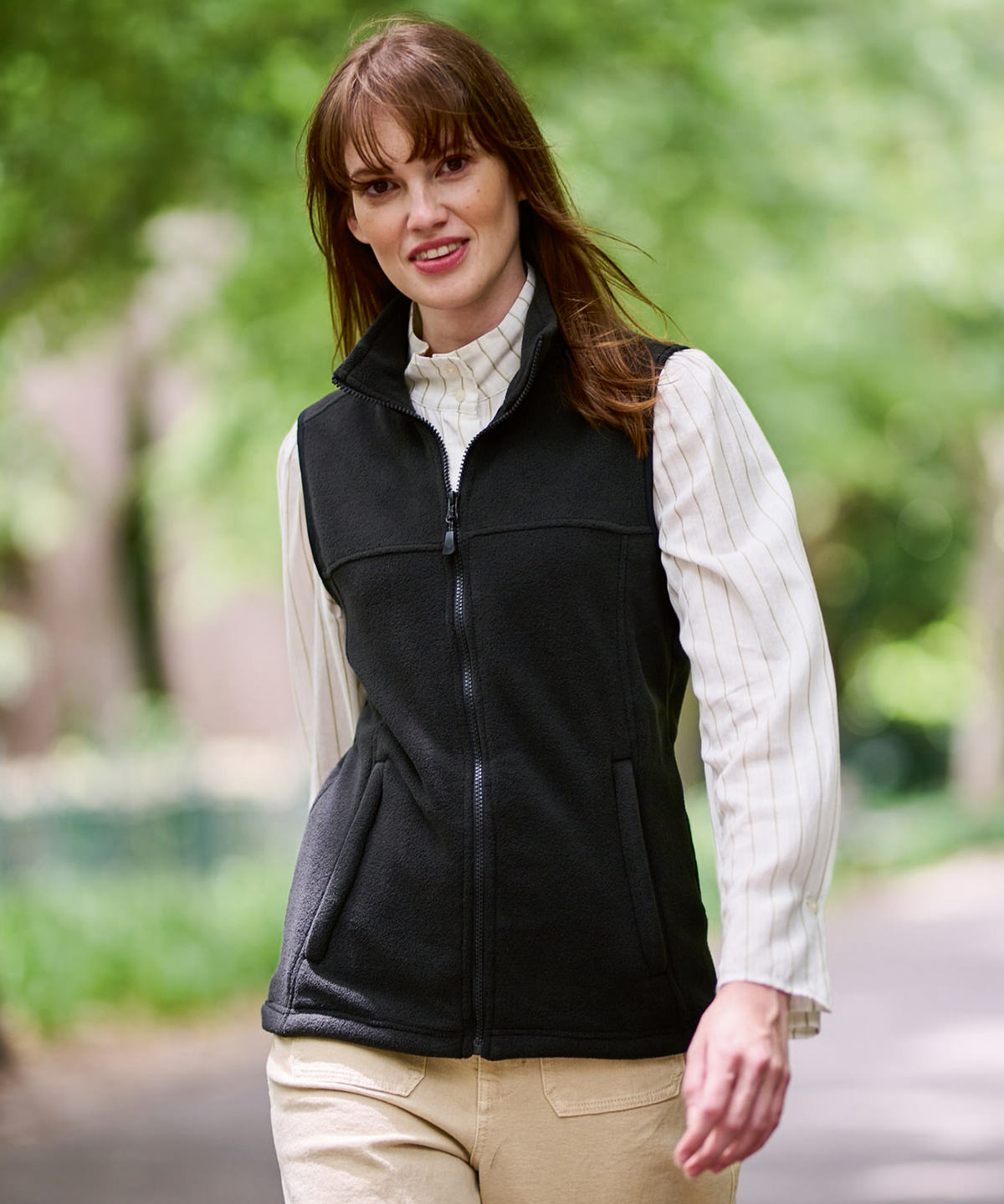 Women's Haber II bodywarmer in Black - North Print Workwear