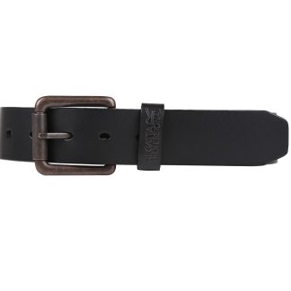 Pro leather work belt in Black - North Print Workwear
