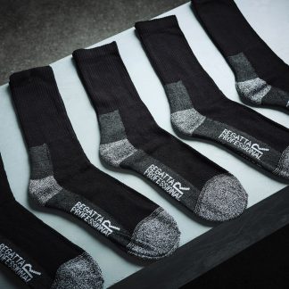 Pro 5-pack work socks in Black - North Print Workwear