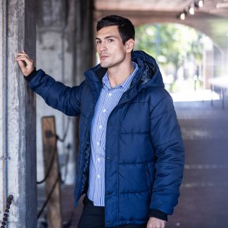 Northdale insulated jacket in Black - North Print Workwear