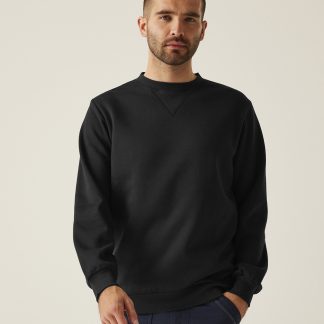 Pro crew neck sweatshirt in Black - North Print Workwear