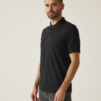 Pro 65/35 short sleeve polo in Black - North Print Workwear