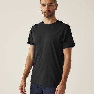 Pro soft-touch cotton t-shirt in Black - North Print Workwear