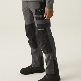 4-Tex stretch holster trousers in Slate Grey/Black - North Print Workwear