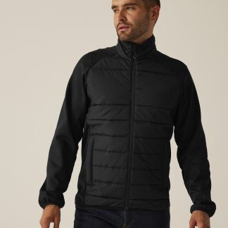 Essential hybrid jacket in Black - North Print Workwear