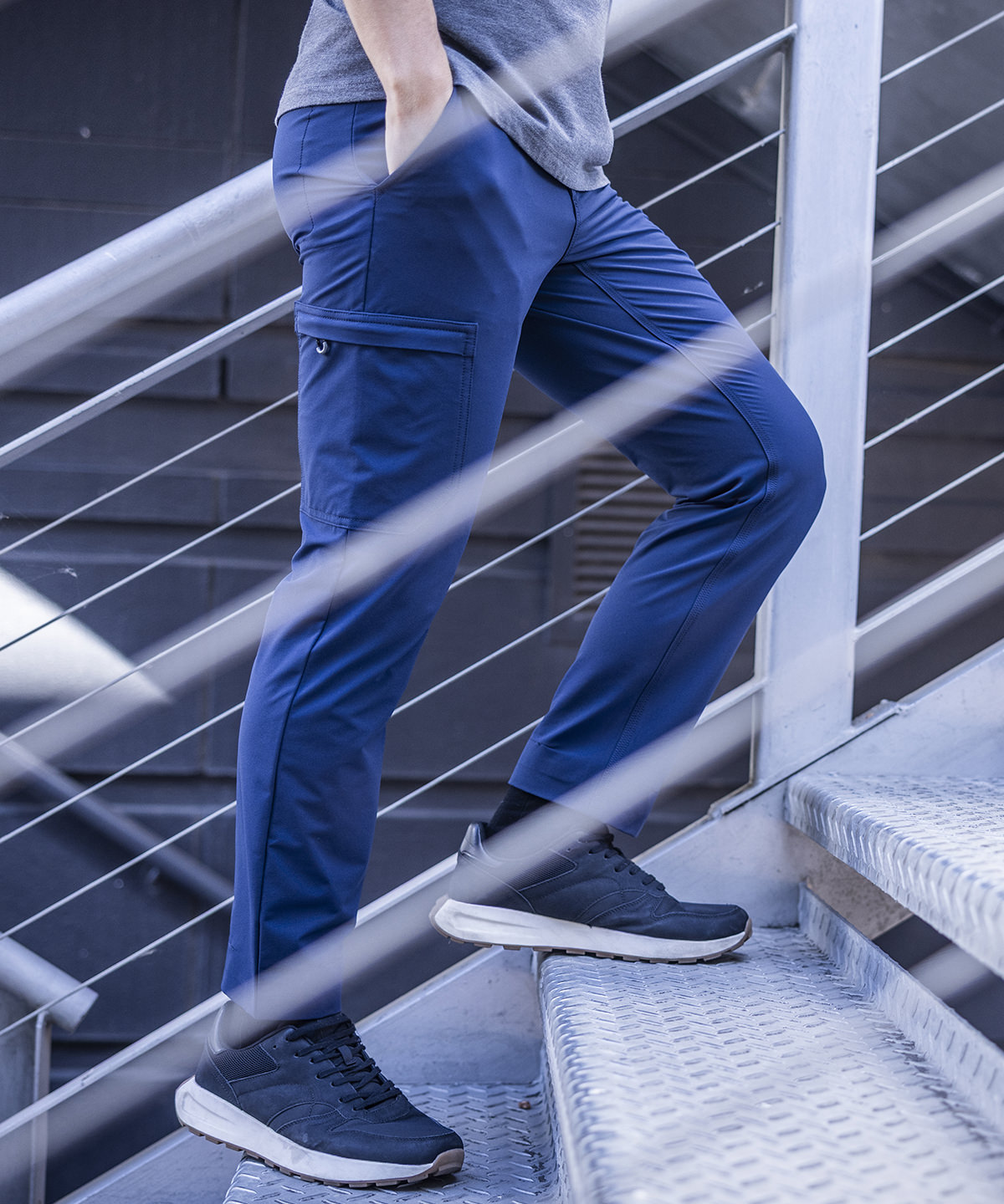 Pro action stretch trousers in Black - North Print Workwear