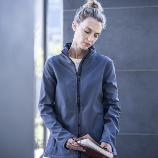 Women's Ablaze printable softshell in Black* - North Print Workwear