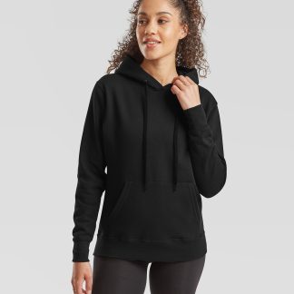 Women's Classic 80/20 hooded sweatshirt in Black - North Print Workwear