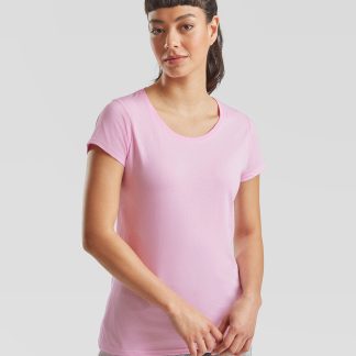 Women's valueweight T in Azure Blue - North Print Workwear