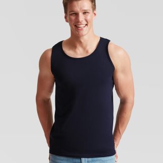 Valueweight athletic vest in Black* - North Print Workwear