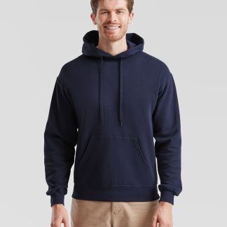 Classic 80/20 hooded sweatshirt in Azure Blue - North Print Workwear