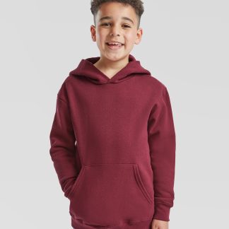 Kids classic hooded sweatshirt in Azure Blue - North Print Workwear