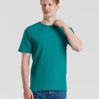 Iconic 195 ringspun premium T in Azure Blue - North Print Workwear